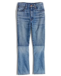 Madewell Retro Crop Bootcut Jeans Two Tone Edition