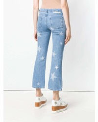 Stella McCartney Star Print Cropped Jeans
