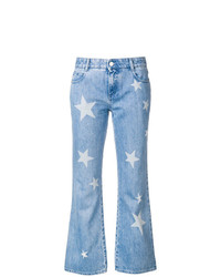 Stella McCartney Star Print Cropped Jeans