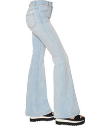 Stella McCartney Flared Cotton Denim Jeans