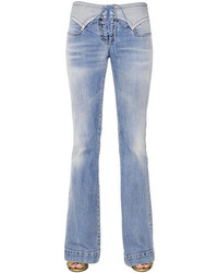 Roberto Cavalli Stretch Flared Cotton Denim Jeans