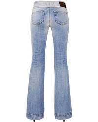 Roberto Cavalli Stretch Flared Cotton Denim Jeans