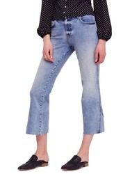 Free People We The Free By Rita Crop Flare Jeans