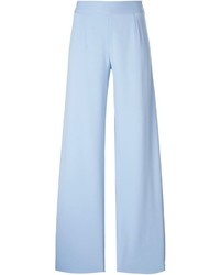 Light Blue Flare Pants for Women | Lookastic