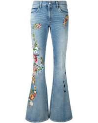 Gucci Floral Embroidered Flares