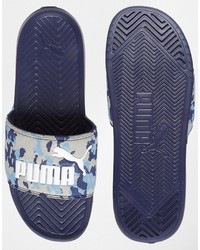 Puma Popcat Camo Slider Flip Flops