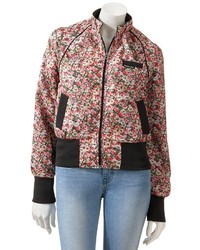 Members Only Floral Bomber Jacket