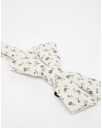 Asos Brand Floral Bow Tie And Pocket Square Pack