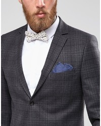 Asos Brand Floral Bow Tie And Pocket Square Pack