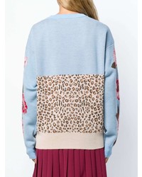 Vivetta Flower And Leopard Knit Sweater