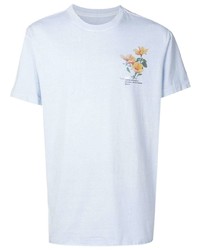 OSKLEN Flower Print Cotton T Shirt