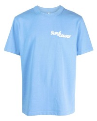 Sunflower Logo Print Organic Cotton T Shirt