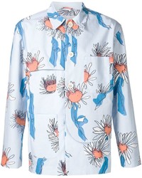 Julien David Floral Shirt Jacket
