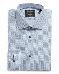 Nordstrom Men's Shop Trim Fit Non Iron Floral Dress Shirt