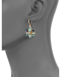 ABS by Allen Schwartz Jewelry Color Reaction Jeweled Cluster Drop Earrings