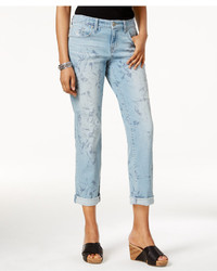 Style&co. Style Co Petite Curvy Printed Boyfriend Jeans Created For Macys