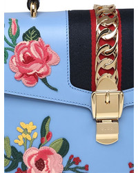 Gucci Medium Sylvie Floral Leather Bag