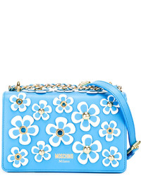 Moschino Floral Embellished Crossbody Bag