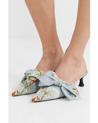 Brock Collection Tabitha Simmons Ed Jacquard Mules