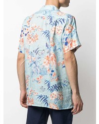 Etro Floral Print Linen Shirt