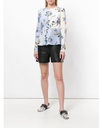 Sport Max Code Floral Print Ruched Blouse
