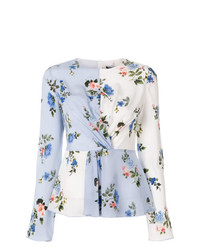 Sport Max Code Floral Print Ruched Blouse