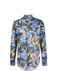 Dell'oglio Abstract Floral Print Shirt