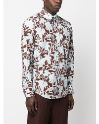 DSQUARED2 Bob Floral Print Cotton Shirt
