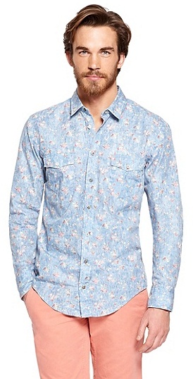 Lokomotiv cache Skorpe Hugo Boss Eddaiee Slim Fit Cotton Floral Print Button Down Shirt, $155 | Hugo  Boss | Lookastic