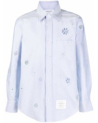 Thom Browne Floral Embroidered Shirt