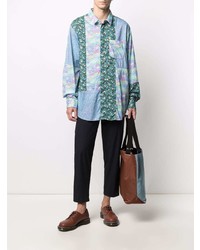 Engineered Garments Floral Patchwork Shirt