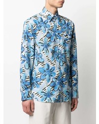 Marni Floral Print Buttoned Shirt