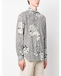 Doppiaa Floral Print Cotton Shirt