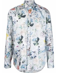 Etro Floral Print Cotton Shirt