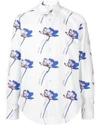 Paul Smith Floral Print Cotton Shirt