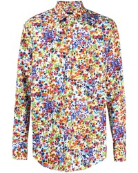 DSQUARED2 Floral Print Cotton Shirt