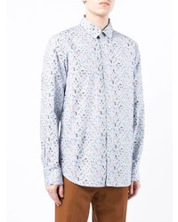 Paul Smith Floral Print Long Sleeve Shirt