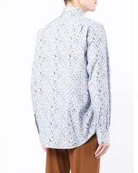 Paul Smith Floral Print Long Sleeve Shirt