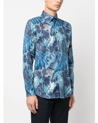 Etro Floral Print Long Sleeved Shirt
