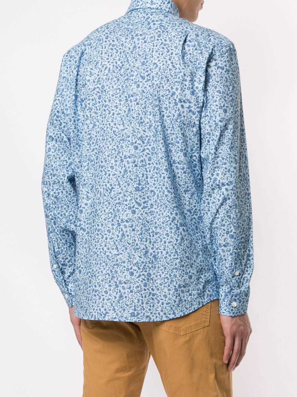 Gieves & Hawkes Floral Print Shirt, $156 | farfetch.com | Lookastic