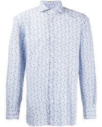 Barba Leaf Printed Shirt