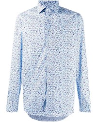 Etro Long Sleeve Floral Print Shirt