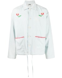 YMC Pj Floral Embroidered Shirt