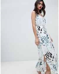 Soaked in Luxury Tonal Floral Strappy Maxi Dress