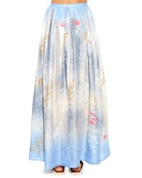 Thierry Colson Odette Printed Cotton Maxi Skirt