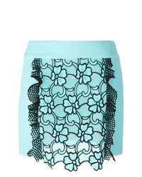 Emanuel Ungaro Flower Motif Short Skirt