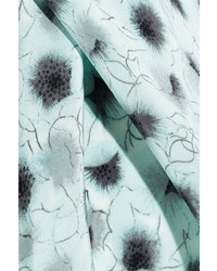 Vanessa Bruno Ceto Floral Print Silk Crepe De Chine Playsuit