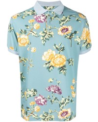 Etro Floral Print Polo Shirt