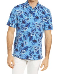 Tommy Bahama Hibiscus Way Floral Short Sleeve Polo