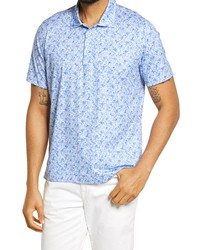 Bugatchi Ooohcotton Tech Floral Knit Polo